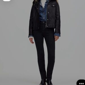 MADEWELL 9” high rise, skinny Classic Black Women's Jeans. 25